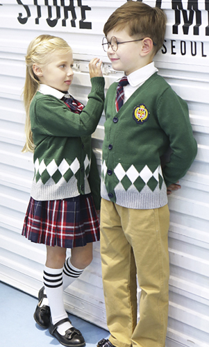 艾咪天使 童裝 毛織套裝 中小學(xué) 幼兒園校服套裝