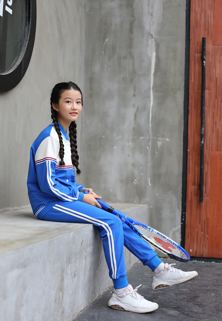 秋裝校服藍(lán)色 (2)