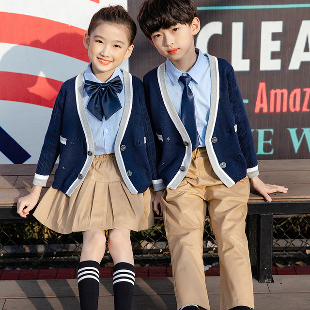 幼兒園園服春秋季英倫風(fēng)小學(xué)生校服班服